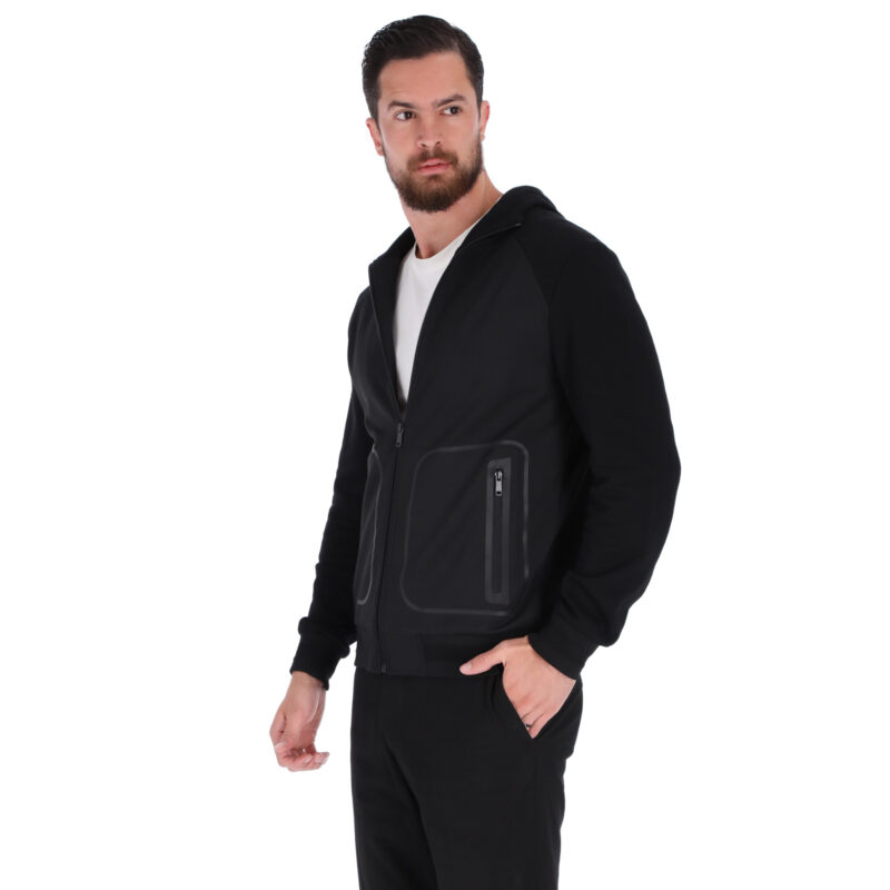 Chamarra de Caballero Letonia Negra