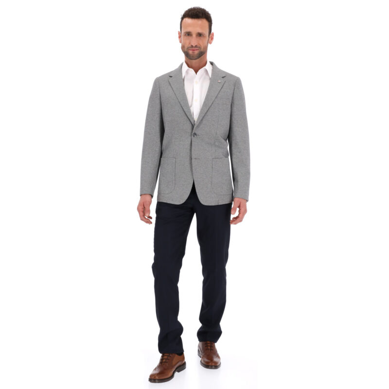 Saco de Caballero Zenegal Gris